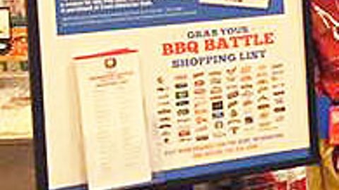 Giant-Landover 'Buy One Free' Stanchion Sign